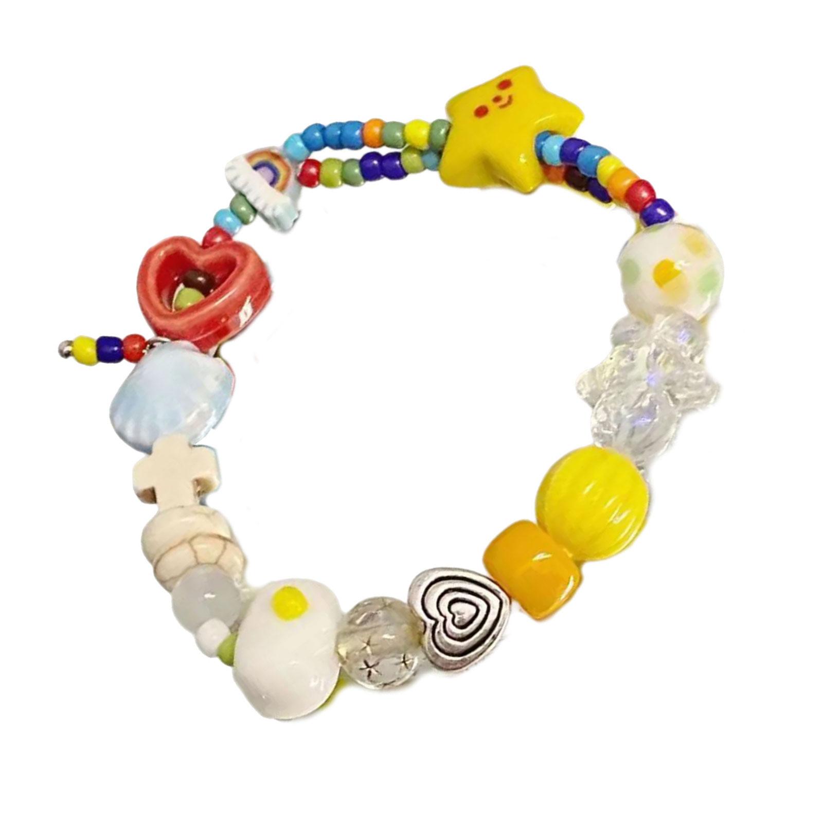 

Fashion Jewelry Bracelet Crafted Beaded Bracelet Star Chain Bracelet Dopamine Effect Bracelet Suitable for Any Occasion 1