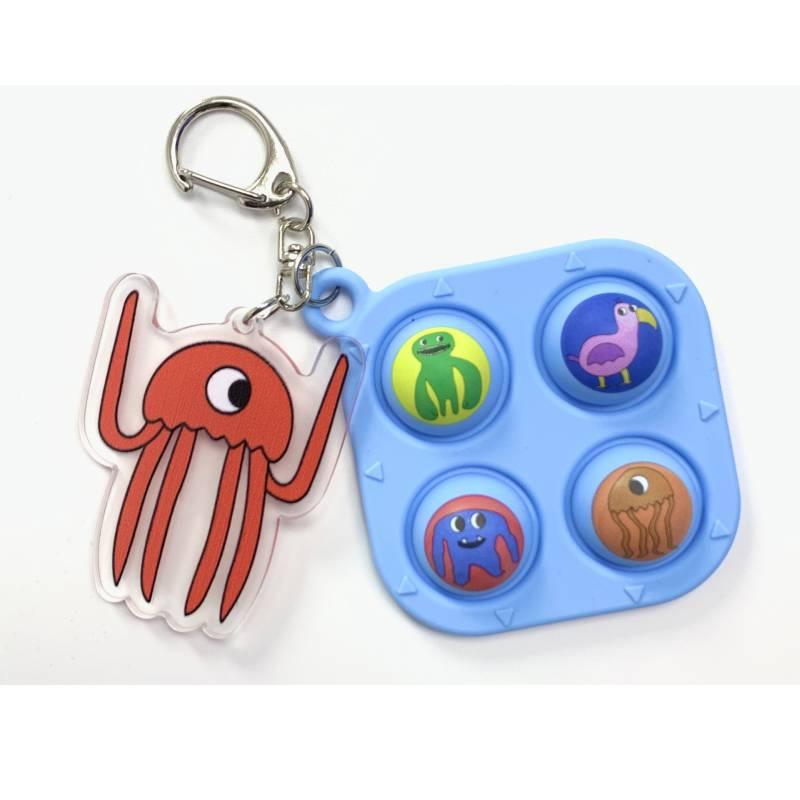 

Бан из Сада Бана Брелок Пуш Поп Ит Пузырь Детская Игрушка Снятие Стресса Настольная Игрушка оранжевый