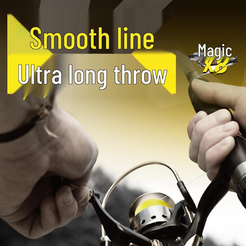 Sea Dragon King 500m 8-Strand PE Fishing Line: 300m Smooth Anchoring for Big Fish Sea Fishing