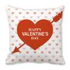 Creative Valentine's Day Happy Series Digital printing short plush pillow covers for car sofa office cushion cover home goods