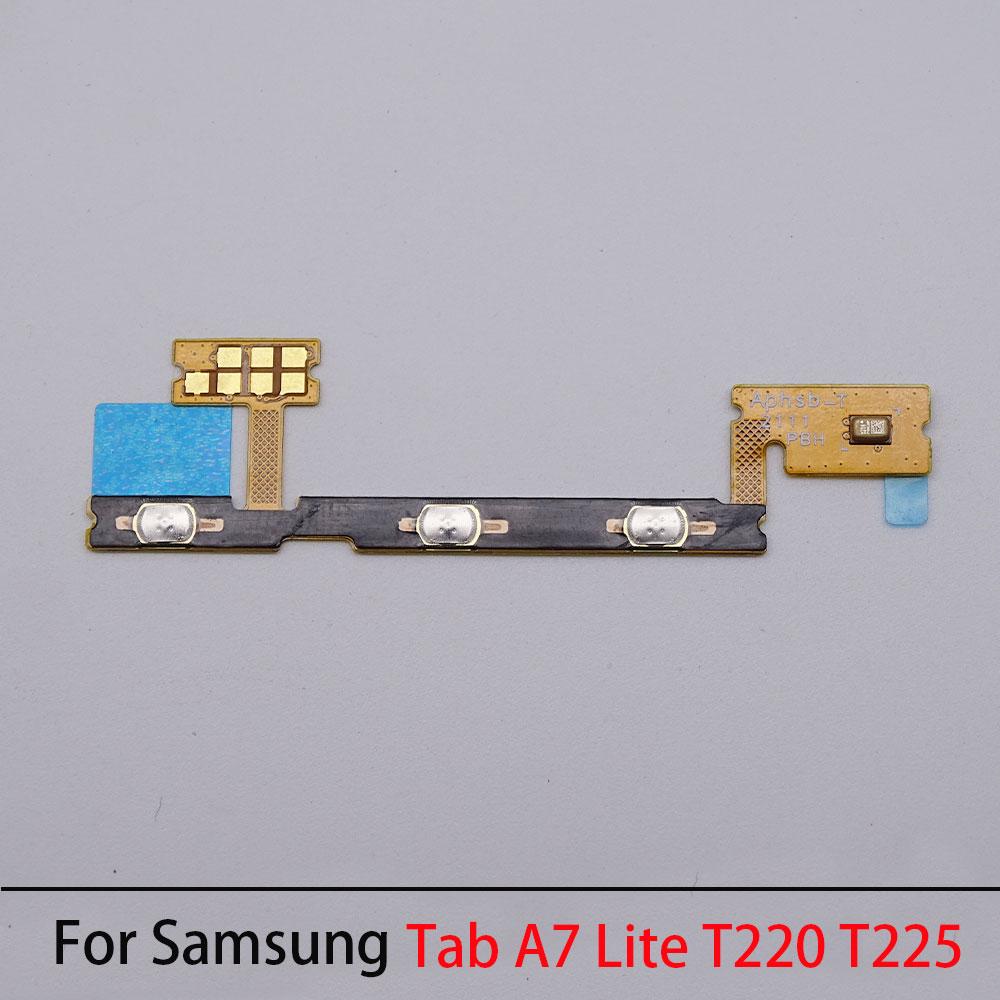 Top Quality For Samsung Galaxy Tab A7 Lite 2021 8.7 T220 T225 Power On Off Volume Button Switch Flex Cable