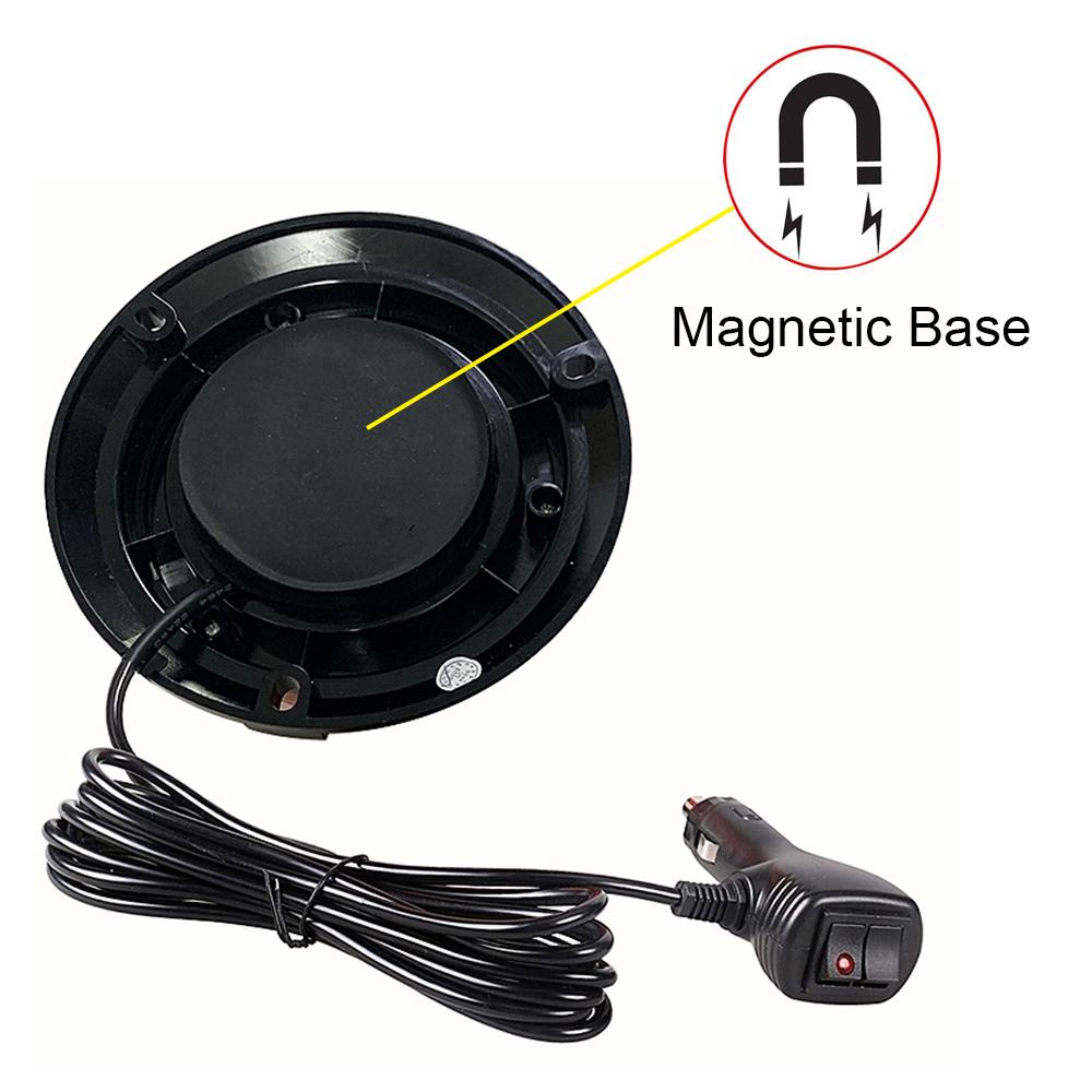 24 LED Blue Strobe Light Car Roof Flash Warning Beacon Light LED Emergency Indication Lamp for Vehicle Forklift Truck Tractor