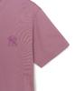 Emelbi Vintage Denim-Like Monotive Oversized Short Sleeve T-Shirt Ny (Pink)
