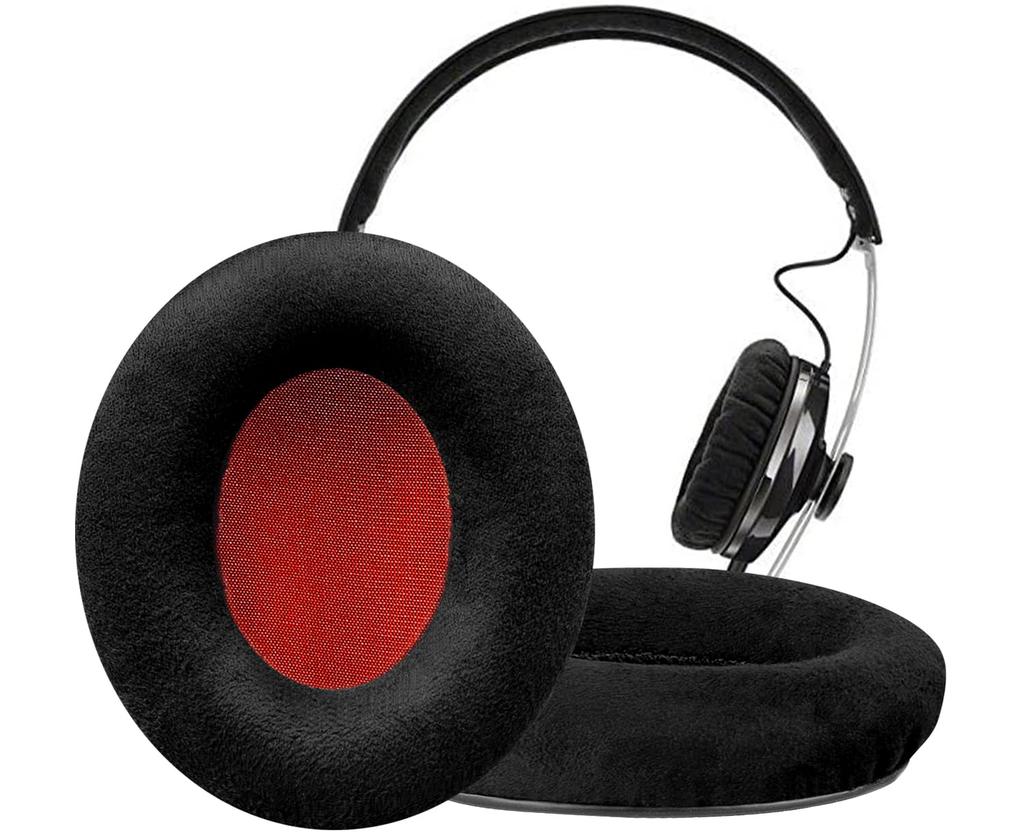 SOULWIT Replacement Ear Pads and Ear Cushions for Sennheiser Momentum and HD1 Ear Black On-Ear 1, On-Ear 2, On-Ear Headphones, Nano-Material Cups,