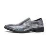Britain Retro Men Pointed Glossy Patent Leather Shoes Casual Penny Loafers Formal Dress Footwear Sapatos Tenis Masculino
