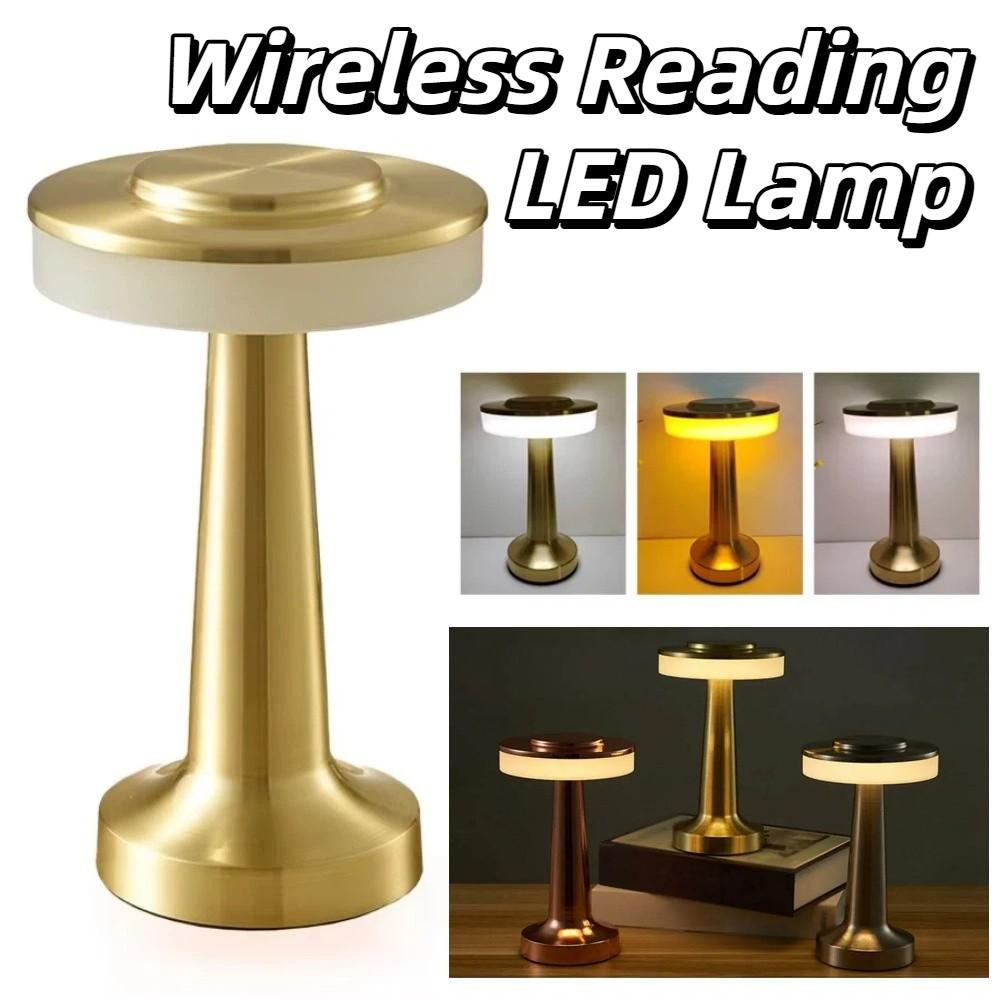 Retro Rechargeable Desk Lamp Vintage Wireless Reading Lamp LED Table Lamp  Restaurant Use