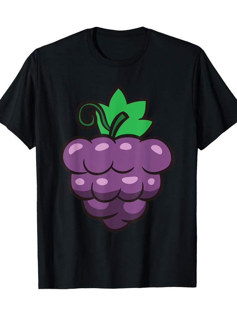 Unisexs Printed Tshirt Fun Grape Tshirt Unisexs Gift