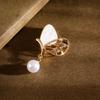 Elegant Butterfly Pendant Brooch with Pearl for Sweaters and Jackets
