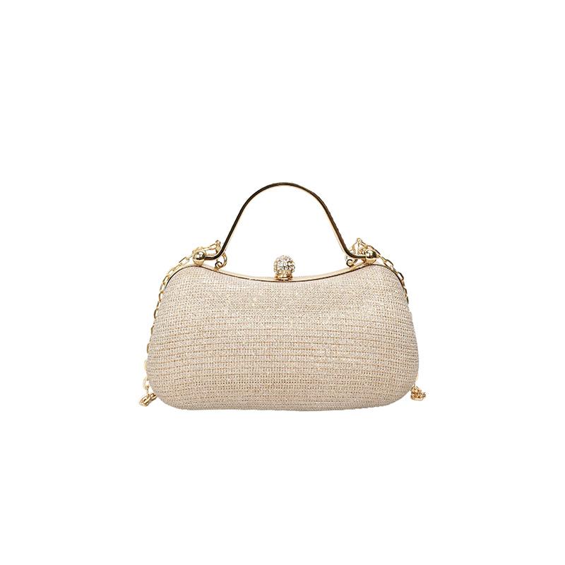 Ladies Fashion Shoulder Bag, Gorgeous Large Capacity Ladies Evening Bag, Glossy Compact Retro Ladies Handbag