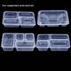 Deshangyuan Disposable 4-Compartment Rectangular Meal Prep Containers