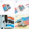 CTRICALVER Terminal Terminal Block Compact 2 8 Set of 6 Lever-type Blocks, High-Durability Set, Screw-Type Ladder, Inputs, Outputs,