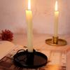 Portable Candle Holder Desktop Candlestick Adornment Metal Candlestick Taper Candle Holder with Handle Home Wedding Decorations