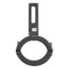 Motorcycle Light Bar Clamp Mount Bracket Bright Black Shockproof Oxidation Process Rubber Rustproof for Motorbike
