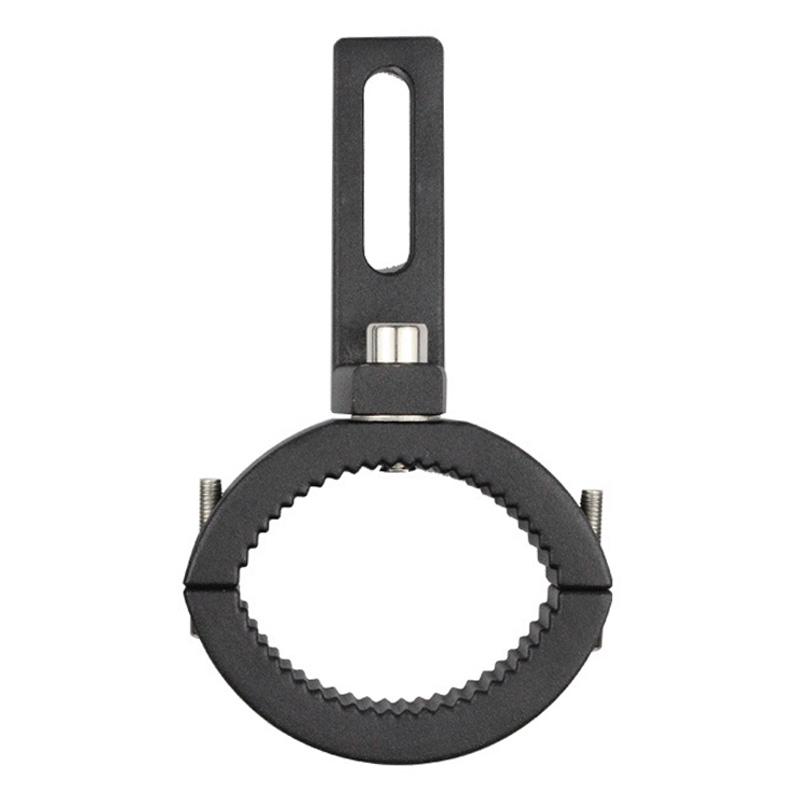 Motorcycle Light Bar Clamp Mount Bracket Bright Black Shockproof Oxidation Process Rubber Rustproof for Motorbike