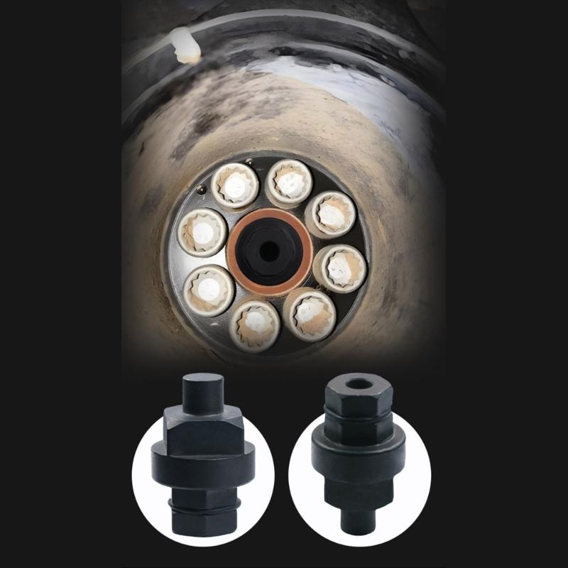 T40058 Veivakseldreiesokkel for 6-sylindret 2.4-liters motor Veivaksel Kamaksel Kile Dreiesokkel Adapter