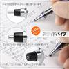Mitsubishi Pencil Kuru Toga Advance Black Mechanical Pencil of 0.5mm (Set 5)