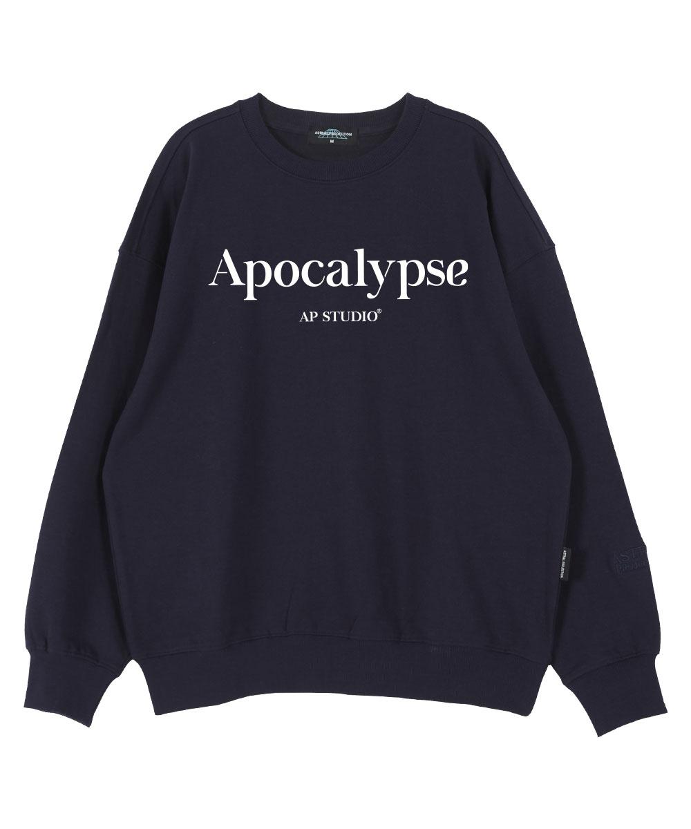 Astral Projection Apocalypse Oversized Drop Shoulder Sweatshirt_Navy L