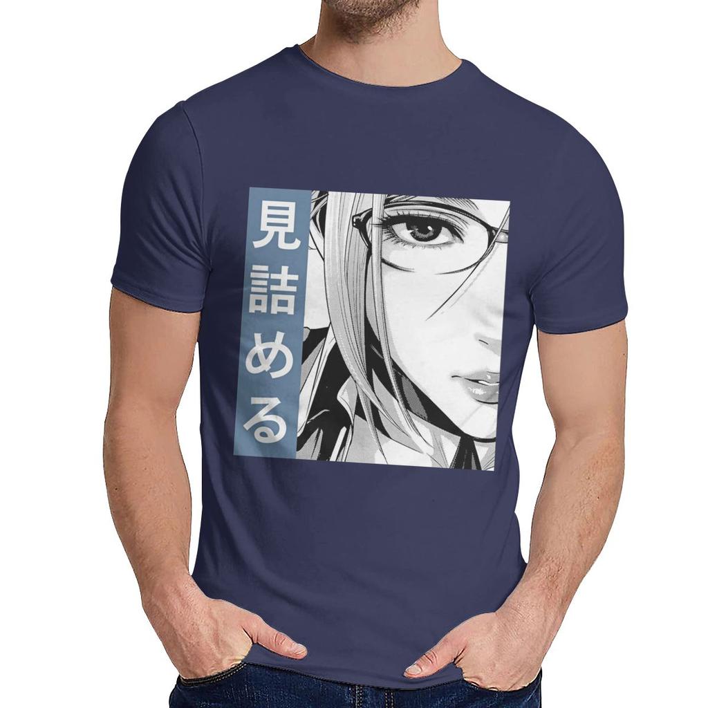 Man S O Neck Prison School Meiko Shiraki Stare Hip Hop T Shirt