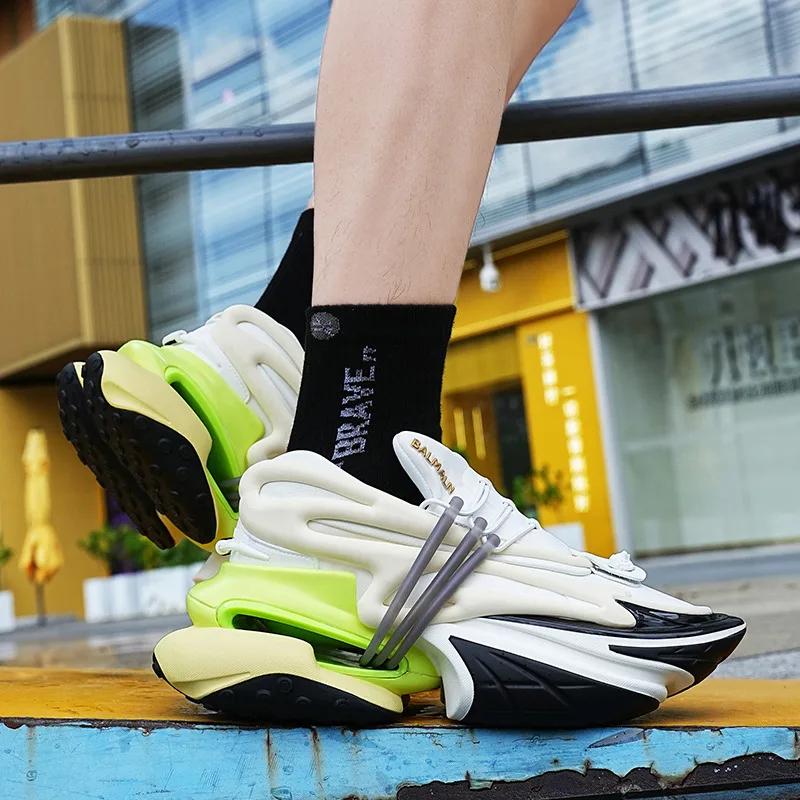 Fashion Fashion Street Casual Sneakers Men Increase Heel Platform Shoes Man Designer Chunky Sneakers Mens Trainers Luxury Loafers Women
