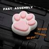 Cute Cat Paw Stress Relief Keychain Fidget Toy Ornament