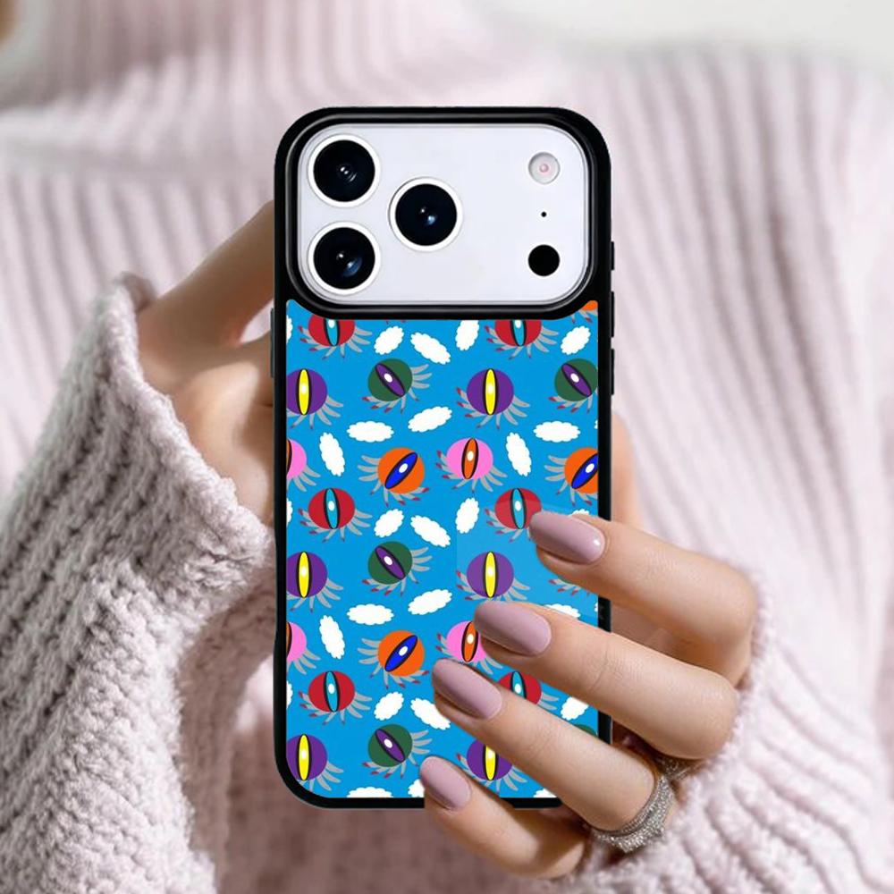 VERRÜCKTES AUGAPFEL-MUSTER Handyhülle Für Apple iPhone 17 Air 16E 15 14 Plus 13 12 11 Pro Max Mini Funda Cover