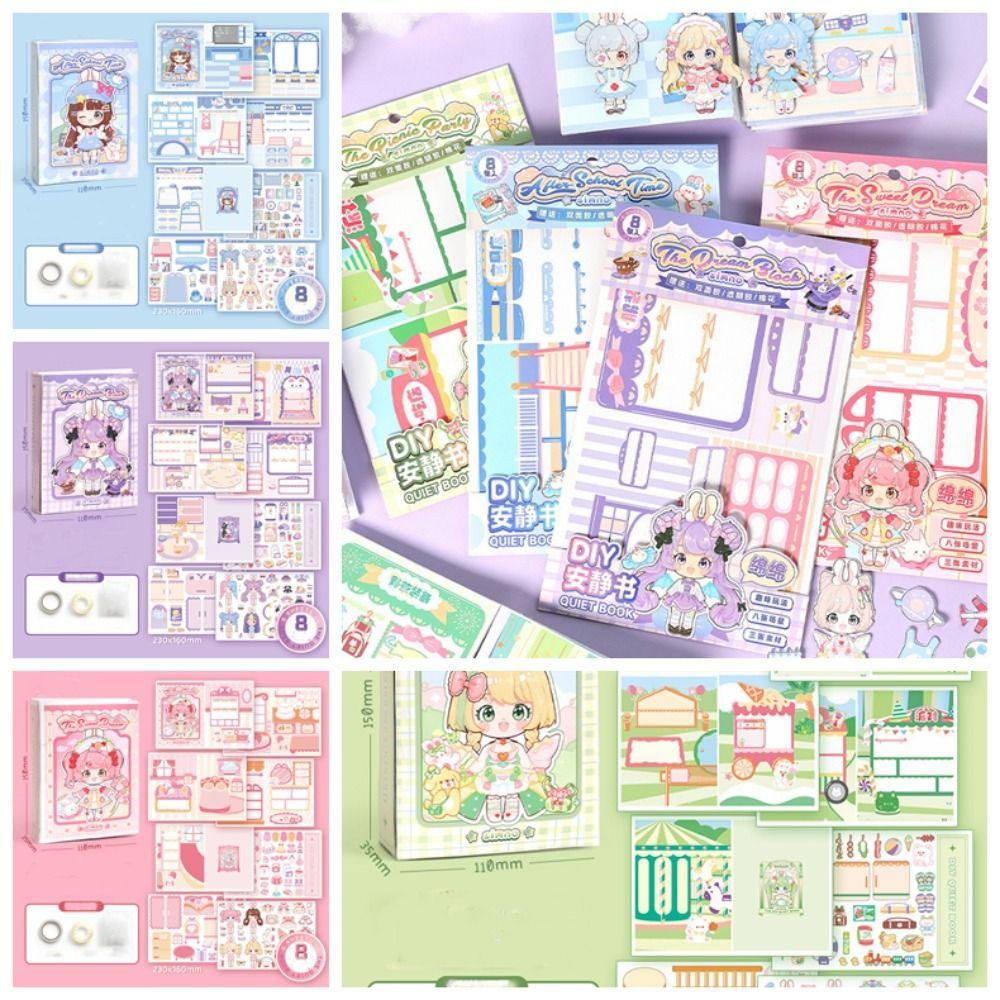 

Material Bag DIY Handmade Quiet Book Paper Handmade Diy Toys Creative 3D Quiet Book Early Learning