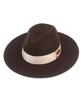 Yunibeosyeolkemiseuteuli Ivory Line Brown Wool Fedora