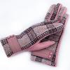 Women'S Full Finger Gloves | Autumn and Winter New Model with Touch Screen, Divided Fingers, Stripe Pattern, Fabric, Embroidery, 94., Faux Leather 5.