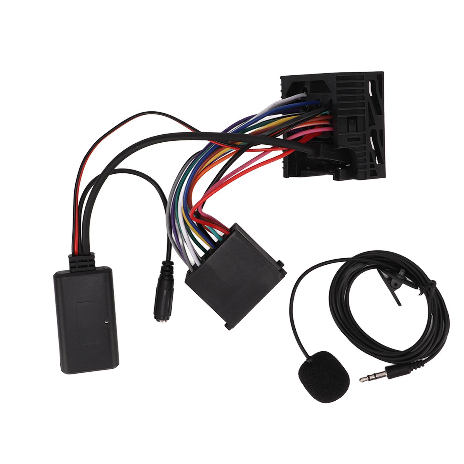 

Беспроводной аудиокабель AUX с разъемом Bluetooth 5.0 и микрофоном для замены E46 320i 320ci