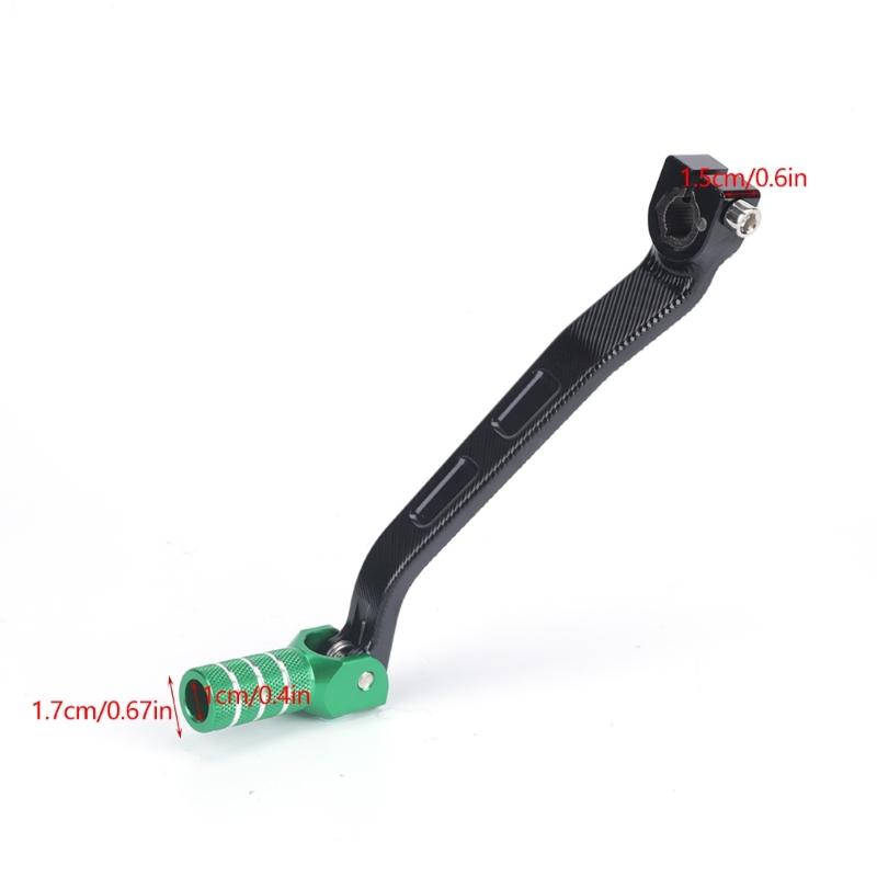 Motorcycle Gear Change Lever, Aluminum Lever with Clamp Style Mounting End, Single Service Part for KLX300 2021-2026 Dirt Bike Garage Repair and Daily