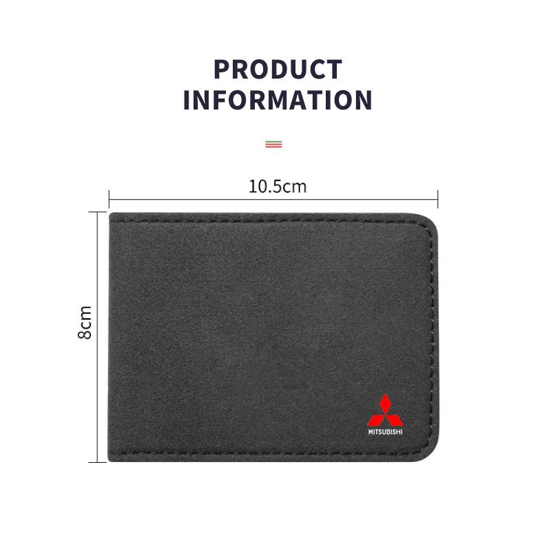 Car Driver License Cover Leather Car Driving Documents Case Credit Card Holder For Mitsubishi Mirage G4 KU8