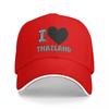 I Love Thailand Baseball Caps Snapback Baseball Hats Breathable Casual Casquette Outdoor Unisex