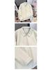 American Style Spring/Autumn Breathable Casual Jacket - Pure Color, Long-Sleeved, Loose Fit Fashion Top