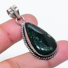 Natural Bloodstone Gemstone Handmade 925 Sterling Silver Pendant 1.77" AP-15712