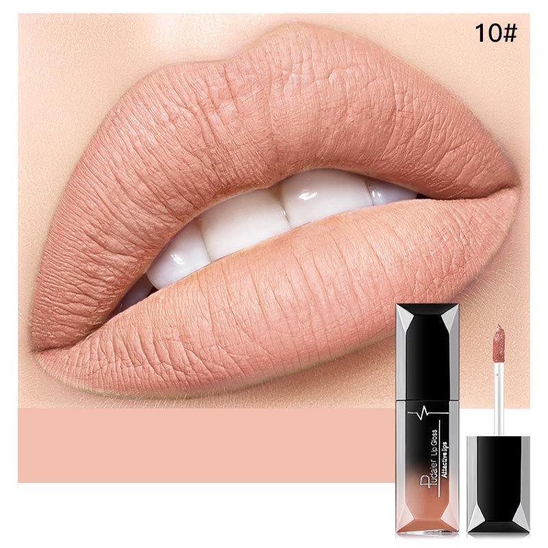 Pudaier Long Lasting Liquid Lipstick Waterproof Matte Velvet Lip Gloss Make Up