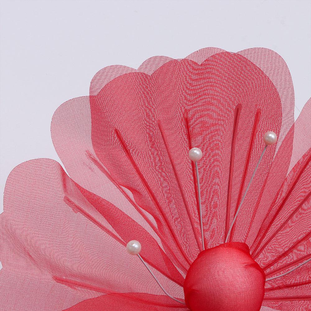 Hollow Design Large Artificial Flower Silk Material 3D Poppy Flower Silk Flower Floral Arrangement