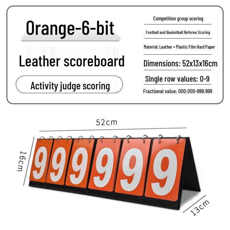Multi-Sport Flip Scoreboard for Basketball, Billiards, Table Tennis, and Volleyball