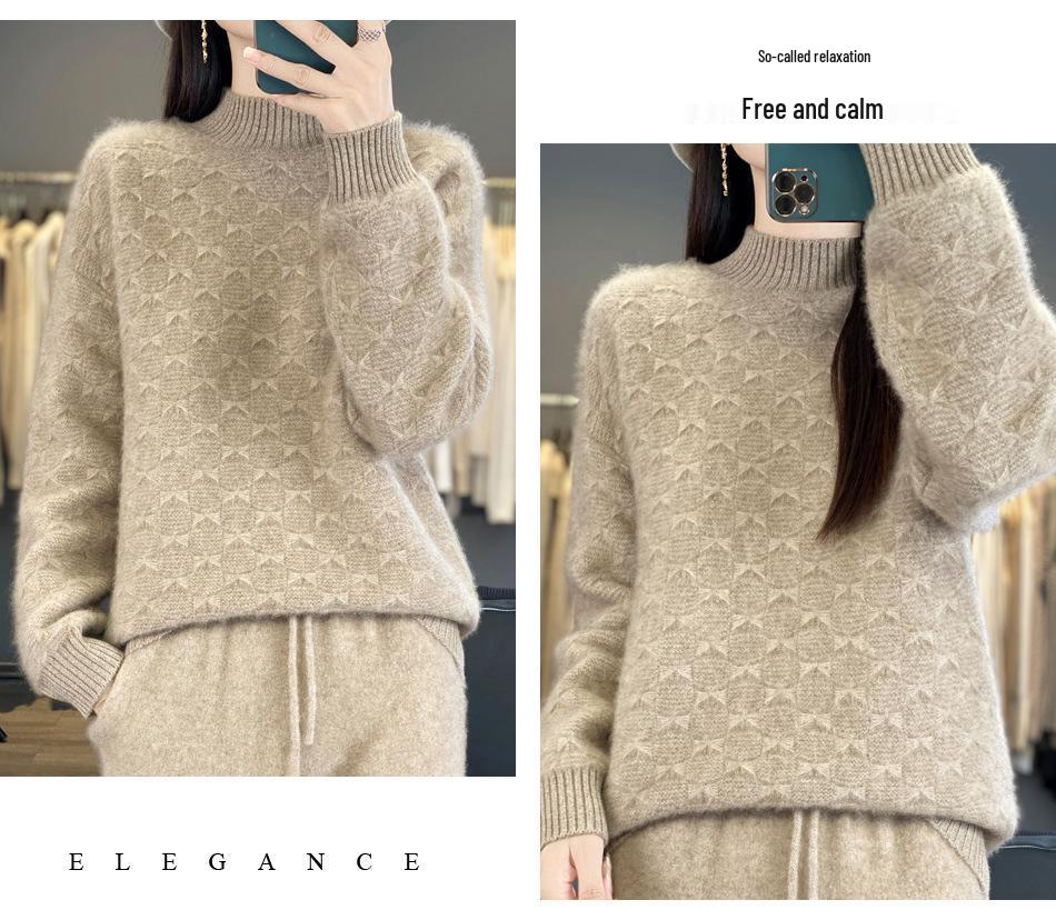 Korean Style Loose Knit Sweater: Women's Autumn/Winter Long Sleeve, Lazy Chic