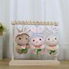 Cute Cartoon Rabbit and Bear Plush Keychain Toy Pendant