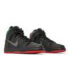 Nike SB Dunk High Pro 'Gasparilla' (Unisex) Black / Challenge Red-Metallic Silver Skate Shoes 313171 028