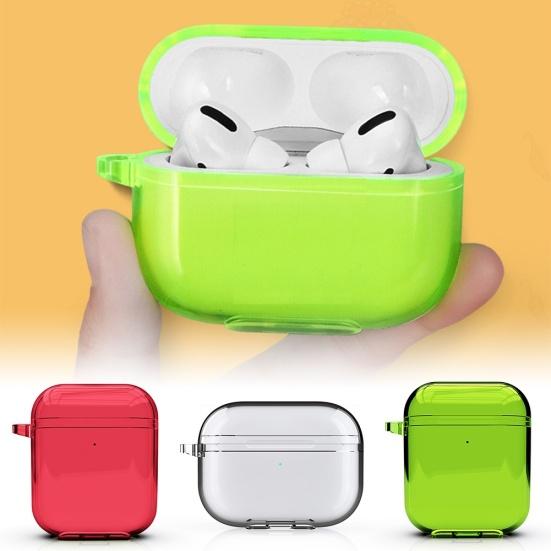 

TPU Protective Case Bluetooth-compatible Earphone Charging Box Cover for AirPods 1 2 Pro