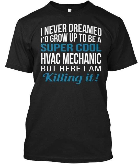Super Cool Hvac Mechanic Funny T-Shirt Made in the USA Size S to 5XL M