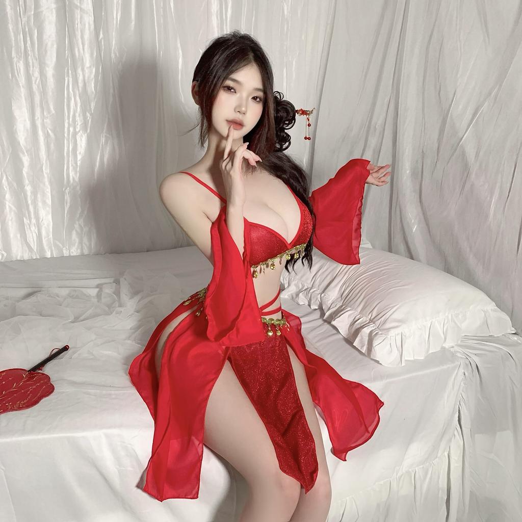 Large size new sexy underwear exotic Dunhuang Feitian sexy free national tide dance clothing Hanfu