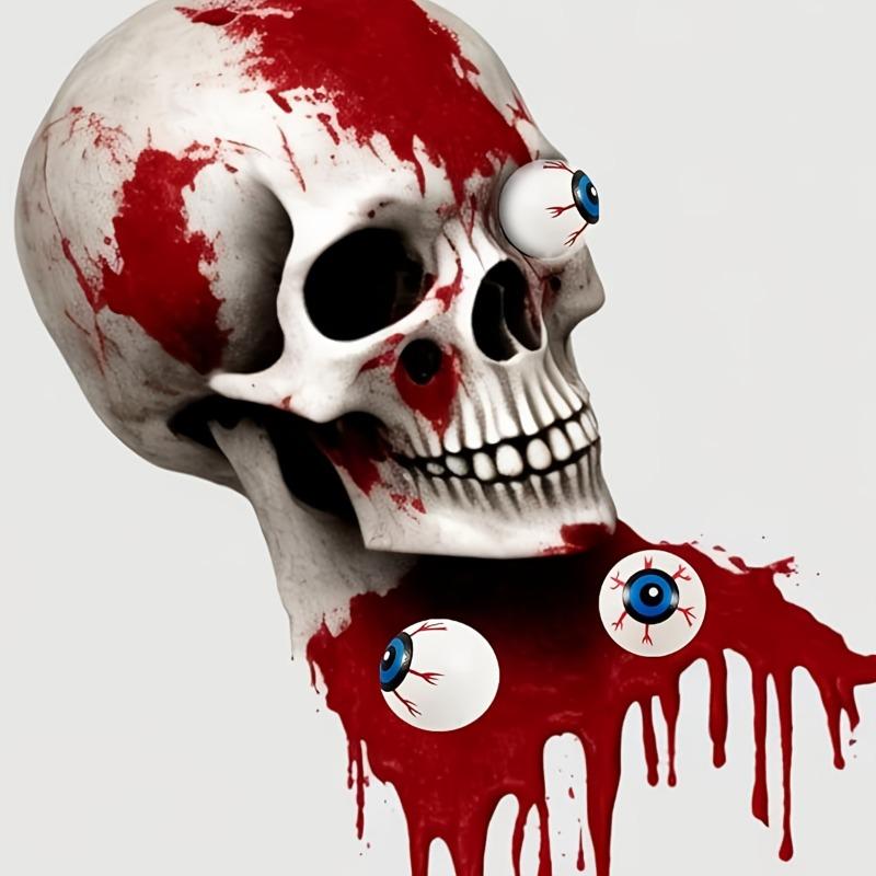 Plastic Halloween Eyeball Decorations Fake Eyes Beer Pong Balls Suitable for Halloween Party Gifts Gift Bag Fillers Horror Props