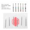 6pcspackStainless Steel Nail Art Drill Bit Kit Nail Drill Accessories Manicure Tool JG#3