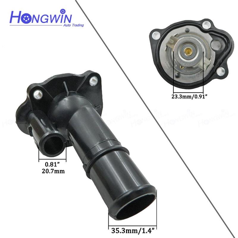 Engine Coolant Thermostat Housing Assembly For Ford Fusion Focus Taurus Explorer Escape 2.0L 2013-2018 Lincoln 902-682 1476110