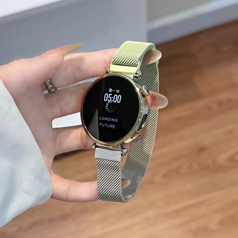 

Аксессуары для ремешка часов Milan для браслета Huawei 8/9/10 GT4/5, умное магнитное кольцо, двухцветный ремешок из нержавеющей стали Huawei watch GT 5