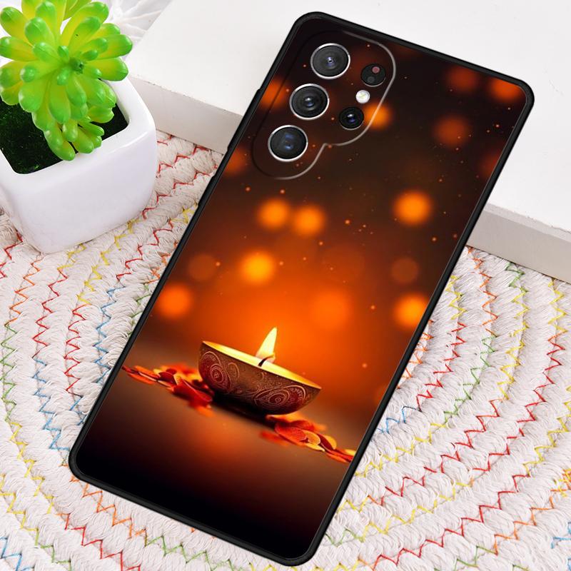 Candle Phone Case for Samsung Galaxy Note 10 Pro S26 Ultra S23 S24 FE S25 S21 S22 PLUS Shockproof Cove