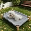 Moisture-proof Cat Elevated Bed Breathable Cat Hammock Dog Cot Pet Camping Bed Indoor Use