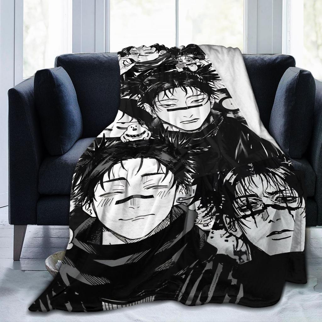 Choso Blanket Kaisens Anime Plush Funny Warm Throw Blanket for Home Spring Autumn